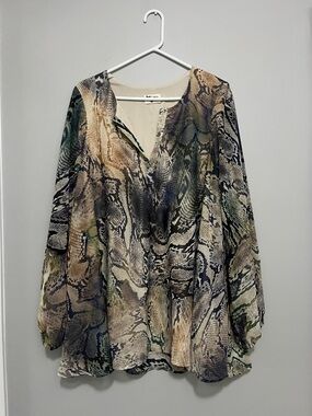 Show Me your Mumu Willi Snake-Print Tunic